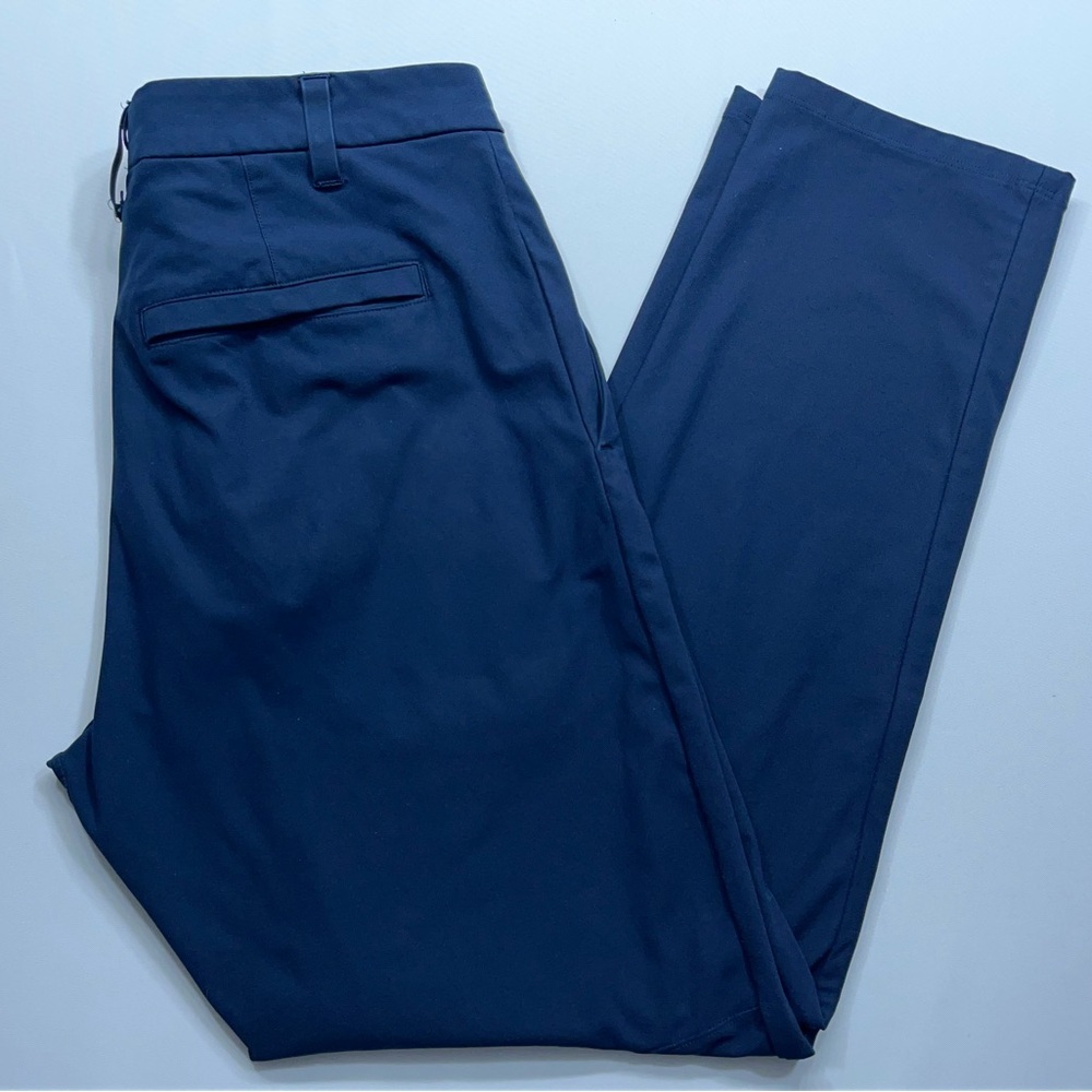 Lululemon Commission Pants Mens Size 32x29 Blue Warpstreme M5AEWS